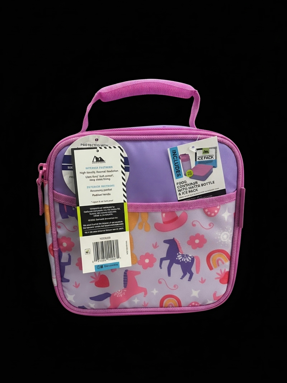 Amazon Kids Unicorn Lunch Bag - Pink & Purple